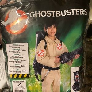 Kids Ghostbusters costume. Worn once. Size 5-7 years.